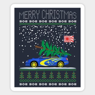 Subie JDM CHRISTMAS Magnet